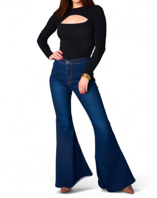 Buddylove - Nadia Long Sleeve Cutout Bodysuit