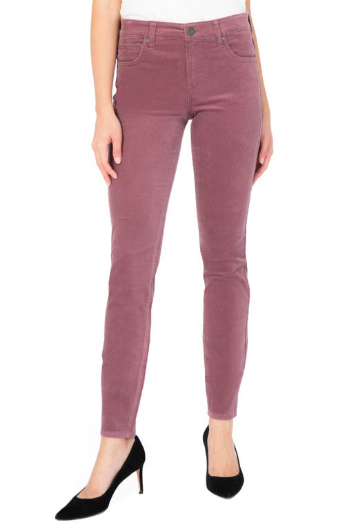 Diana Stretch Corduroy Skinny Pants - Mauve