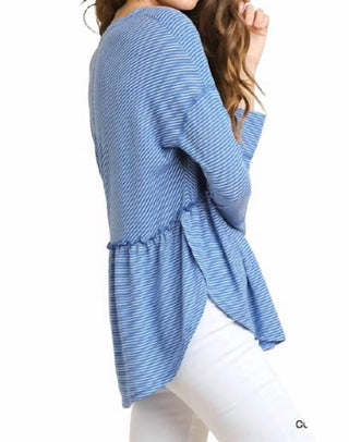 Umgee - Babydoll Striped Top