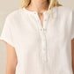 Faherty - Dream Cotton Gauze Desmond Top