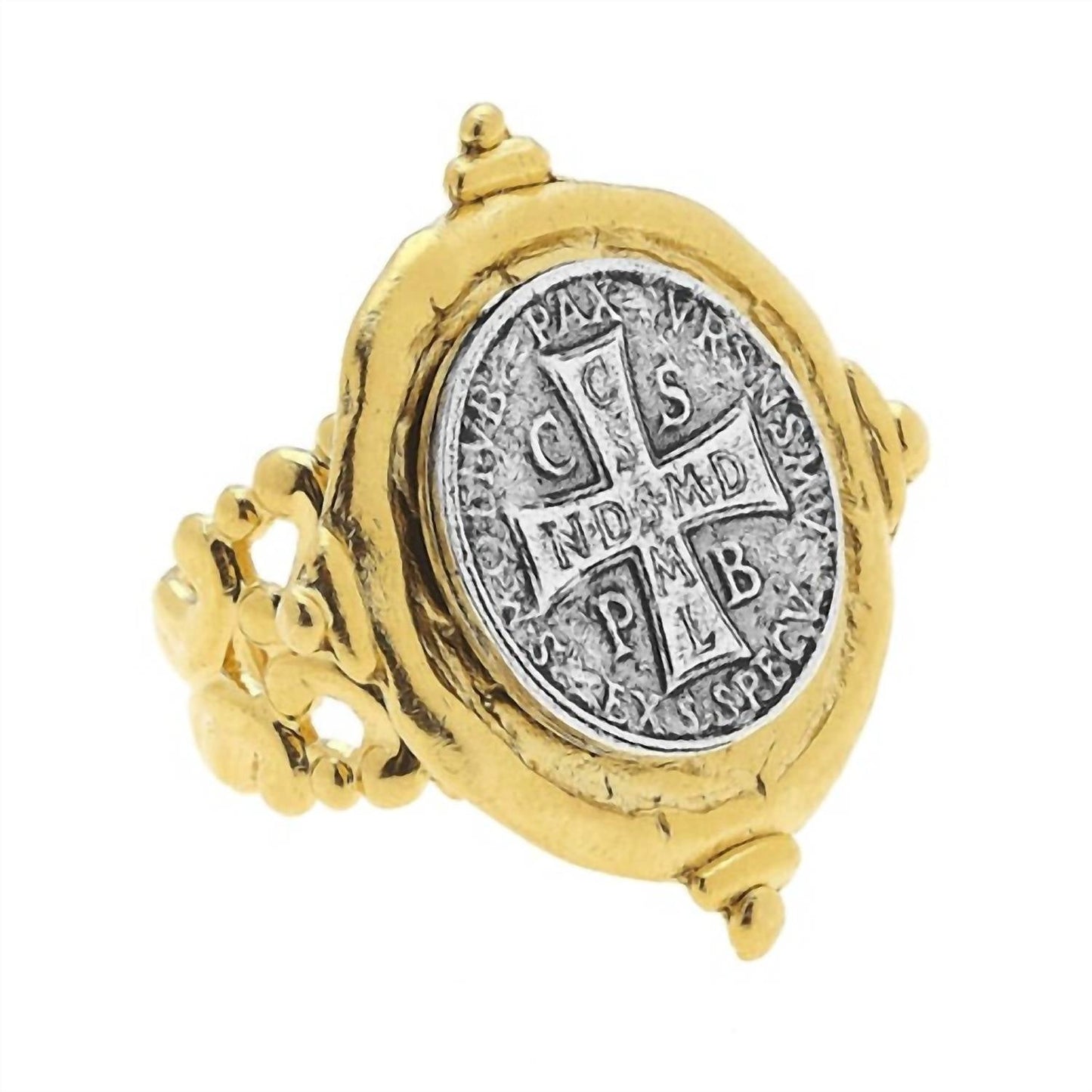 Susan Shaw - Women's Gold And Silver St Benedict Ring