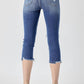 Risen - High-Rise Distressed Capri