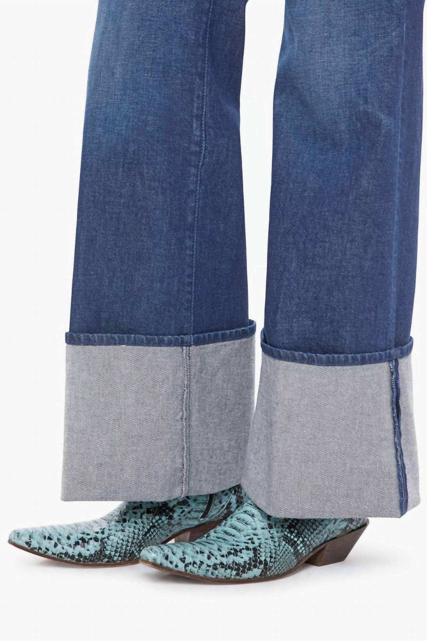 Mother - Lil Hustler Roller Sneak Cuff Jeans
