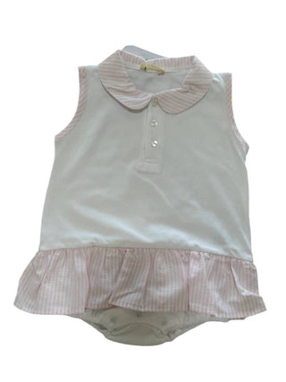 Baby Gi - Infant Girl's Stripped Bubble Tennis Dress