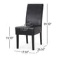Contemporary Dining Chair With Rubberwood Legs (Set of 2)