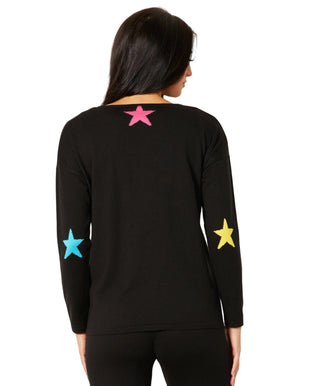 Angel Apparel - Star Crew Detail Top