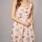 Blue Blush - Square Neck Dress