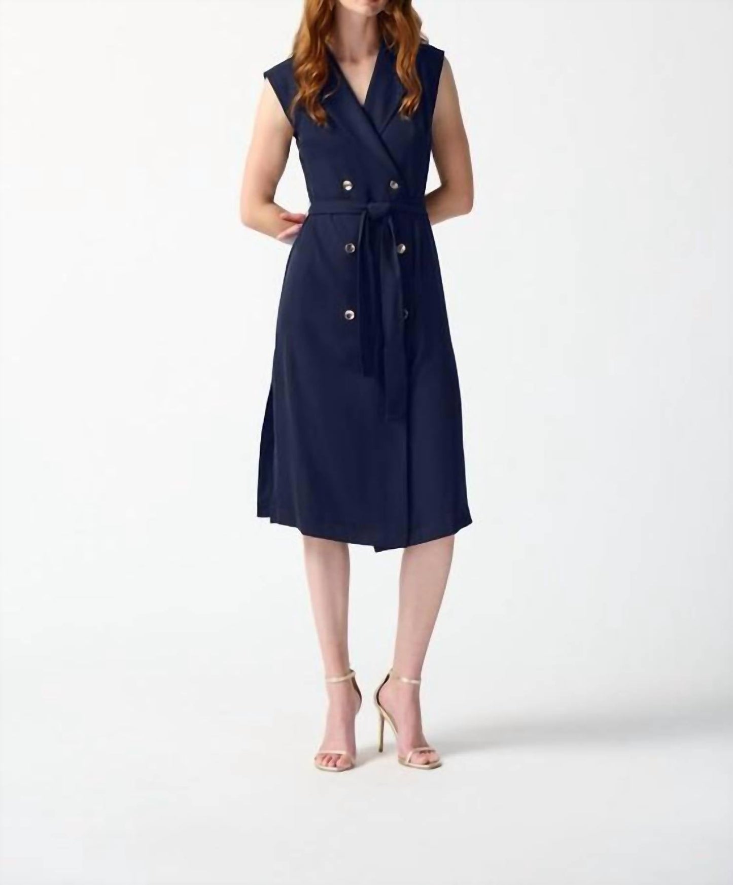 Joseph Ribkoff - Woven Sleeveless Wrap Dress