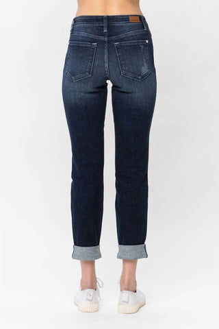 Judy Blue - Stitched Destroy Boyfriend Jean