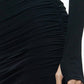 Alice + Olivia - Katherina Long Sleeve Ruched Maxi Dress
