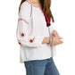 Umgee - Embroidered Tassel Tie Blouse
