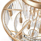 Golden Luxury Crystal Chandelier 23.6 Inch