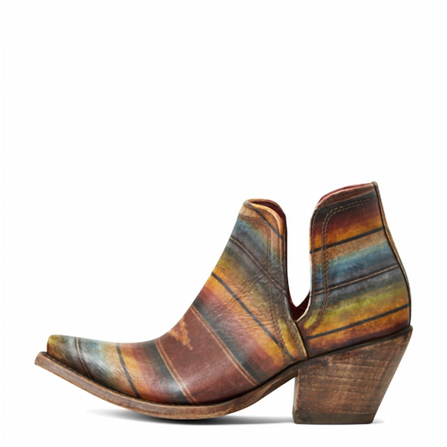 Ariat - Women's Western Leather Saddle Blanket Dixon Bootie