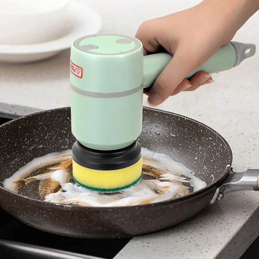 Arbaglobal Usb Rechargeable Electric Scrub Brush Set