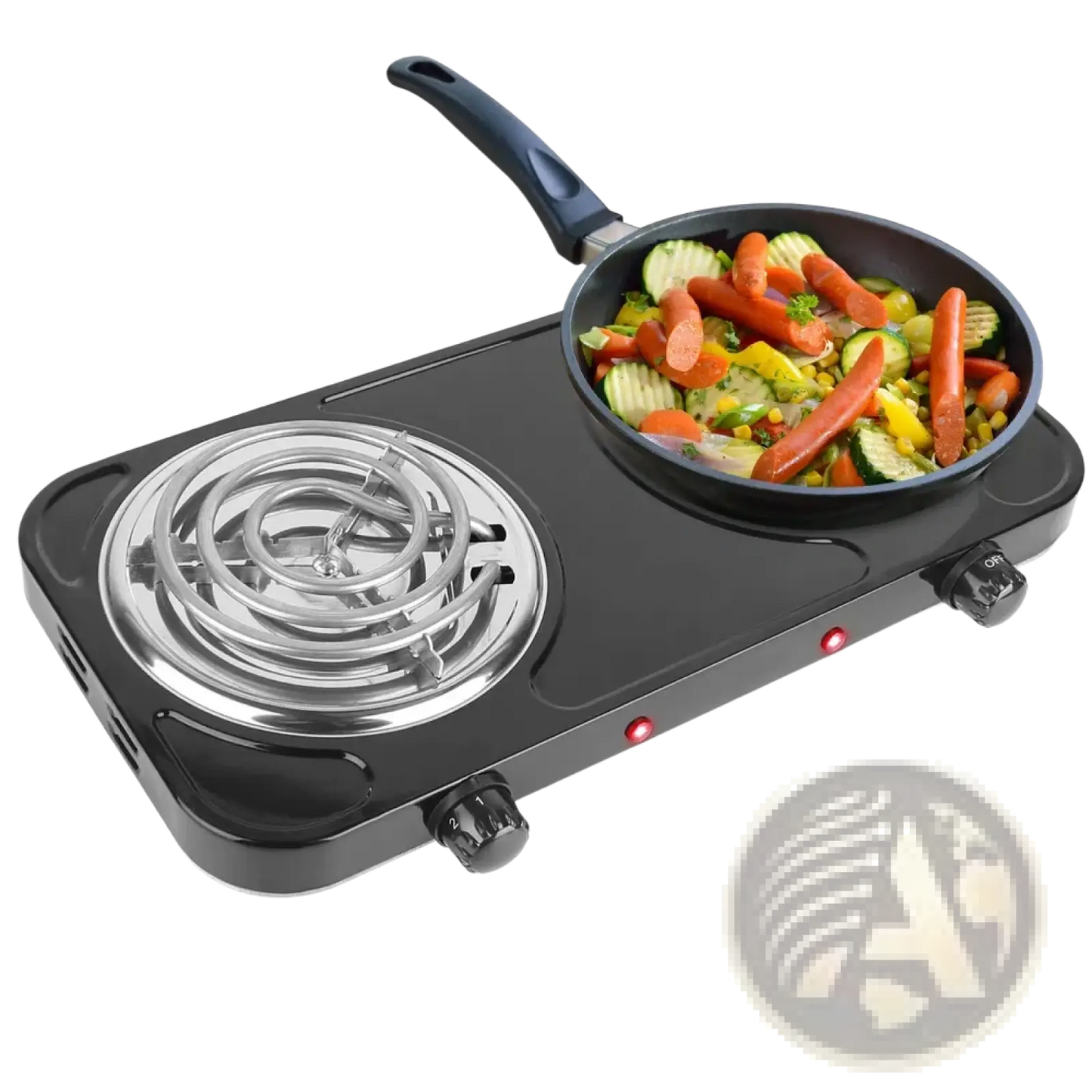 Electric Double Burner 2000w Portable Hot Plate Stove
