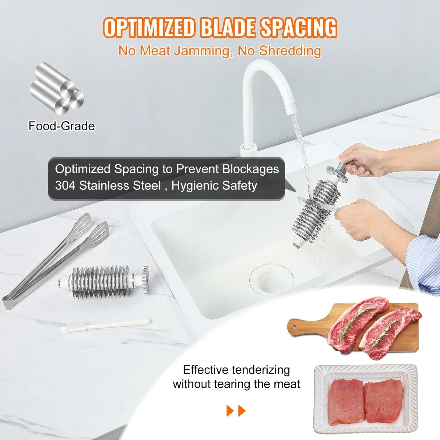 Electric Meat Tenderizer 450w Stainless Steel Machine