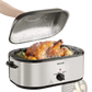 Electric Roaster Oven 24qt with 3 Bin Buffet Server