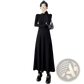 Elegant High Neck Long Sleeve Knit Midi Dress