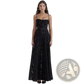 Elegant Lace Embroidery Spaghetti Strap Maxi Dress