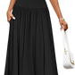 Elegant Sleeveless Pleated Maxi Dress with Pockets