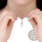 Elegant Zircon Twist Teardrop Pendant Necklace
