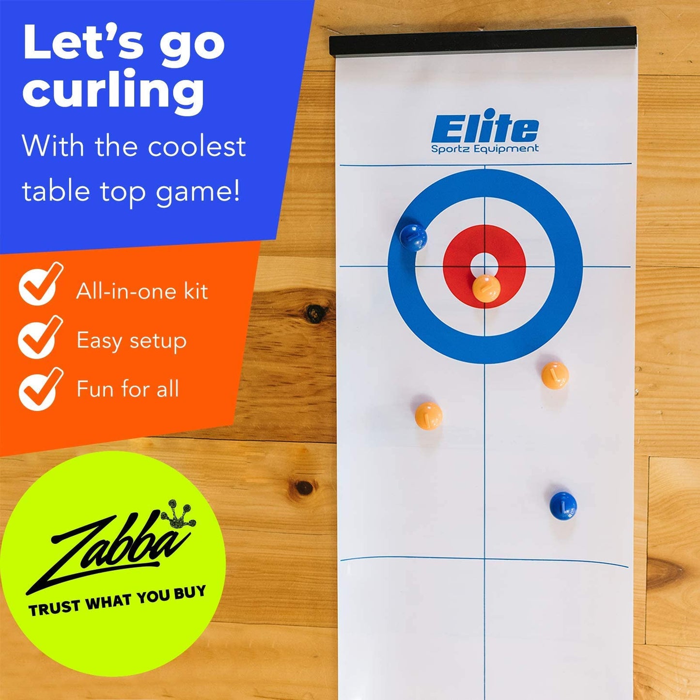 Elite Sportz Curling Game - Tabletop Fun