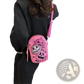 Embroidered Halloween Floral and Pumpkin Crossbody Bags