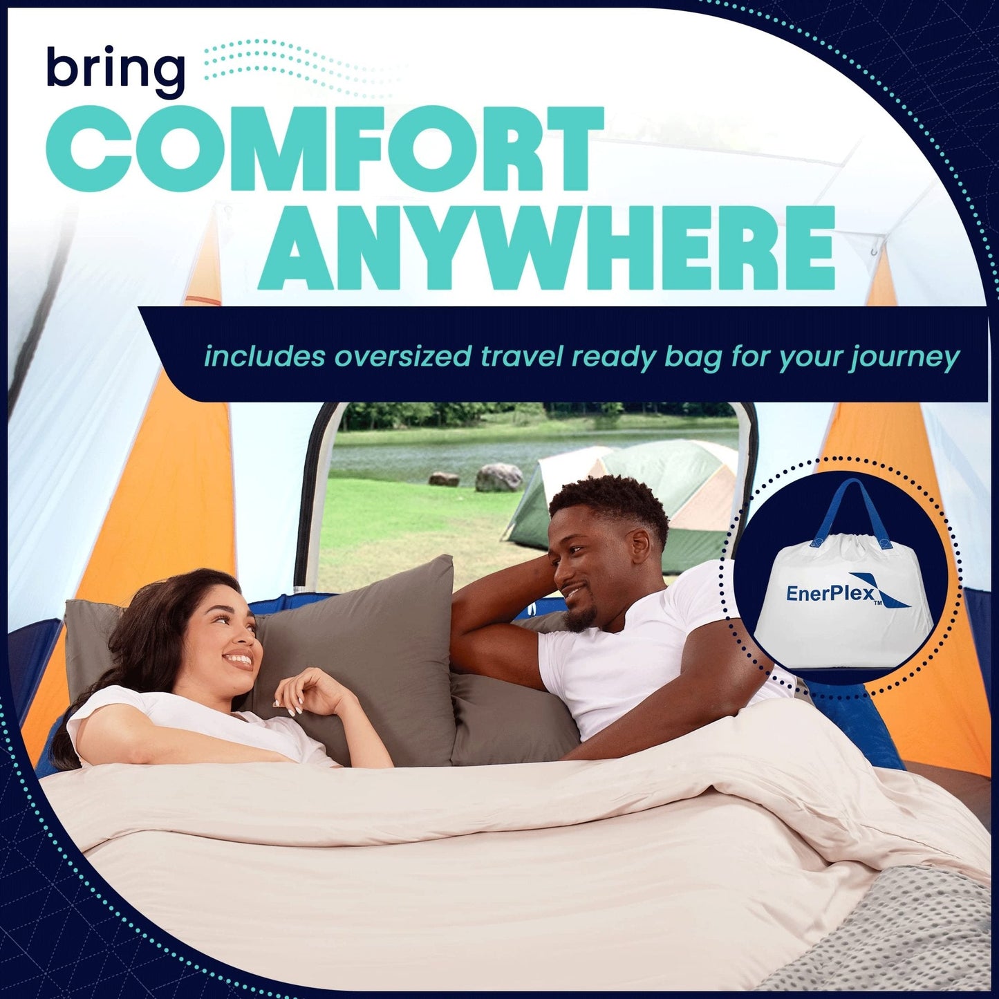 EnerPlex Air Mattress with Built-in Pump