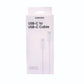 Samsung USB-C to USB-C Data Charging Cable for Samsung Galaxy Note 10/10+ - White (Retail Packaging)