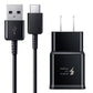 Samsung Adaptive Fast Charge Travel Charger with USB to USB-C Cable Black (Retail Package)