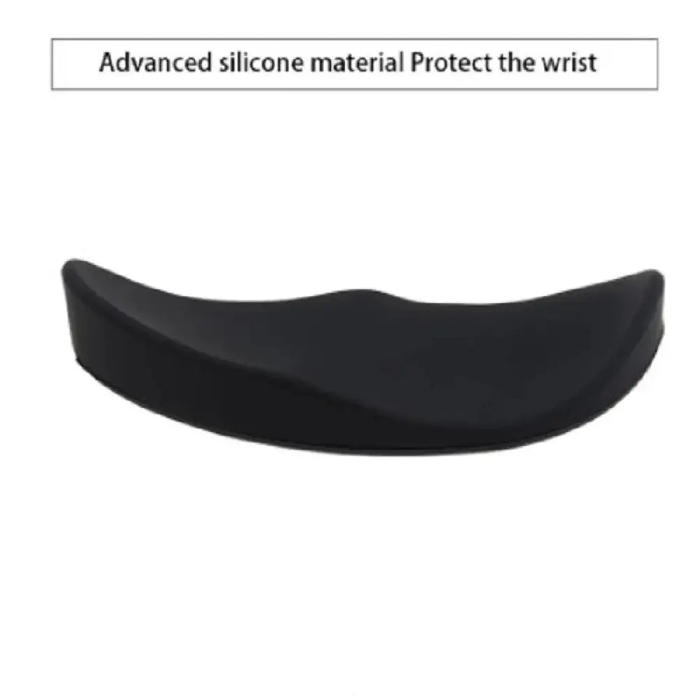 Ergonomic Silicone Gel Mouse Wrist Rest with Gliding Base