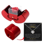 Eternal Rose Apple Jewelry Box with Hidden Necklace Drawer