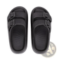 Eva Platform Buckle Sandals Breathable Thick Sole Slippers
