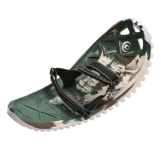 Crescent Moon Eva Foam Deck Recreational Running Snowshoes for Adults, Camo