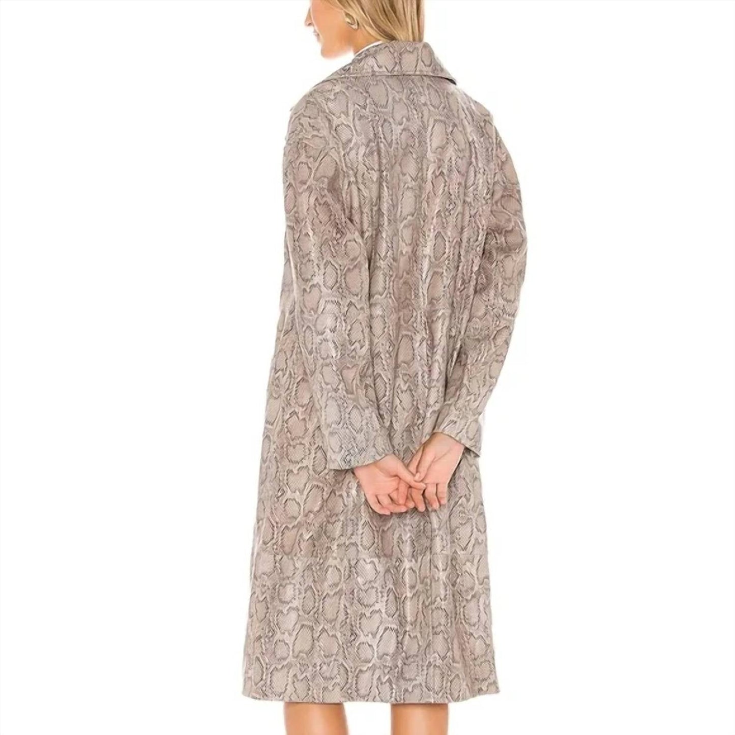 Free People - Snakeskin Duster Jacket