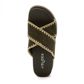 J/Slides - Women's Boo Suede Sandal