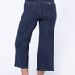 Judy Blue - Vintage Blues High-rise Tummy Control Crop Wide Leg Jeans