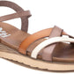 Xti - Women's Low Wedge Strappy Sandals