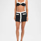 L'Agence - Coco Colorblock High-waist Mini Skirt