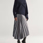 A.L.C. - Tracy Metallic Vegan Leather Skirt