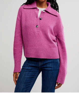 Free People - Trading Up Polo Sweater