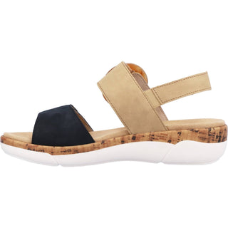 Remonte - Women's Jocelyn 53 Nubuck Leather Wedge Sandal