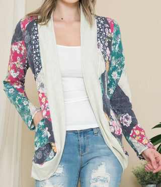 Acting Pro - Floral Long Sleeve Cardigan