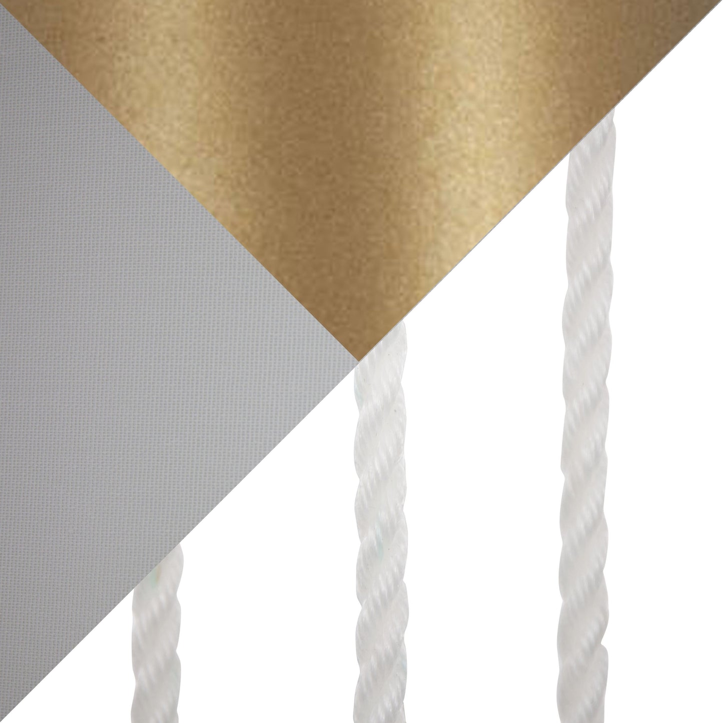 Rope Contemporary Floor Lamp in Natural Wood, White Metal, and Rope Accent