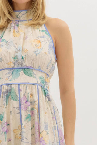 Entro - Kaia Halter Midi Dress