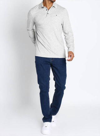 Jachs New York - Luxe Cotton Long Sleeve Polo Shirt