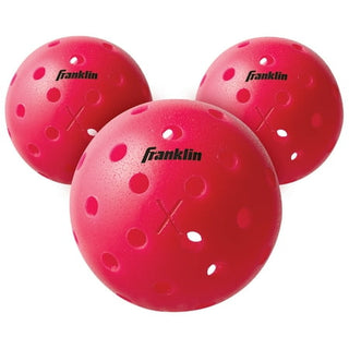 Franklin Sports X40 Official Outdoor Pink Pickleballs 3 Pack