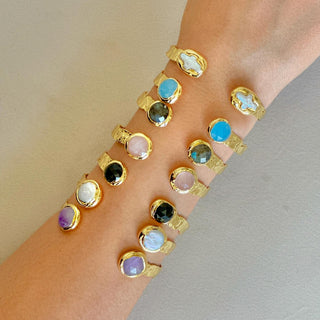 Easton Elle - Women's Misty Gem Cuff Bracelet