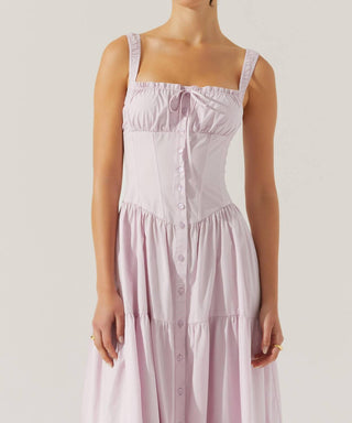 Astr - Temperance Tiered Milkmaid Maxi Dress
