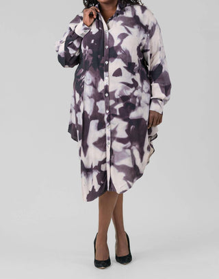 Bitte Kai Rand - Water Mirror Button Front Midi Dress - Plus